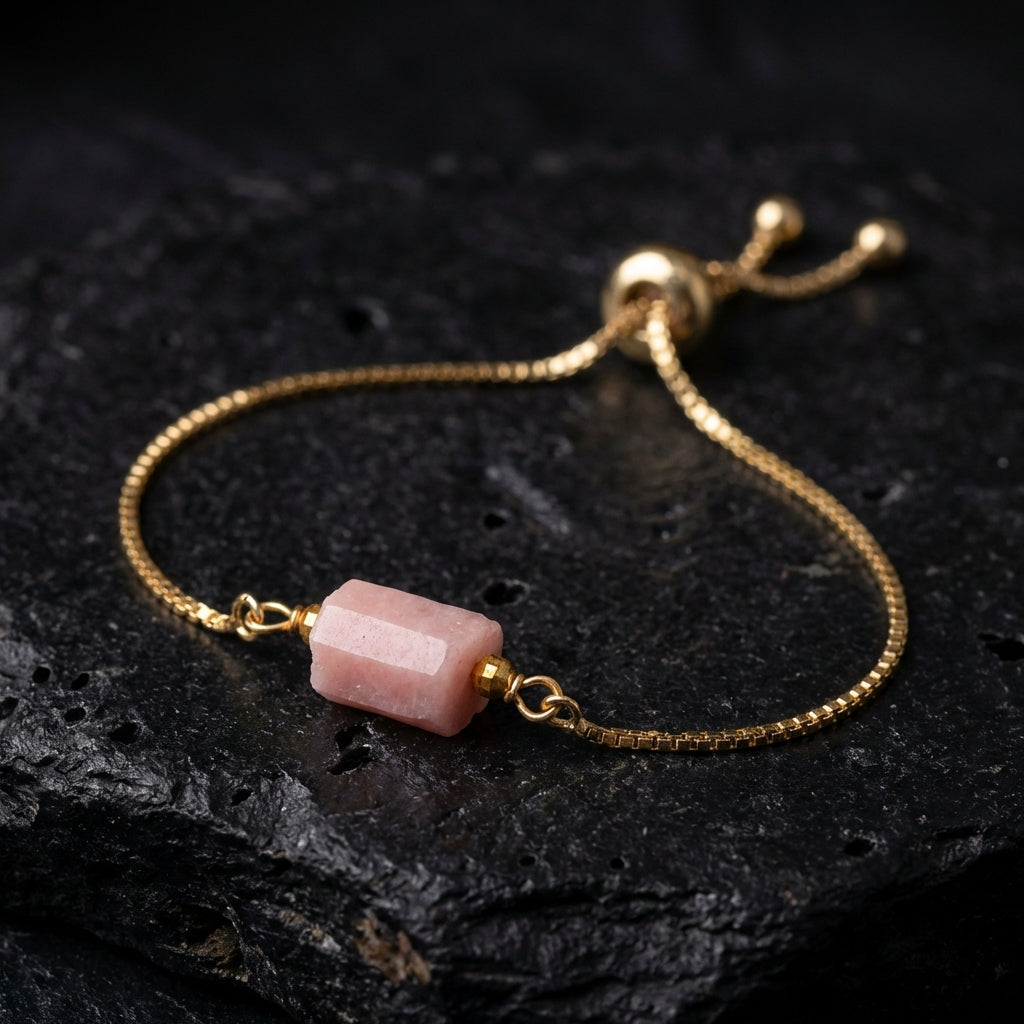 Sacrametal Healing Crystal Bracelet : Minimalist Intention Jewelry