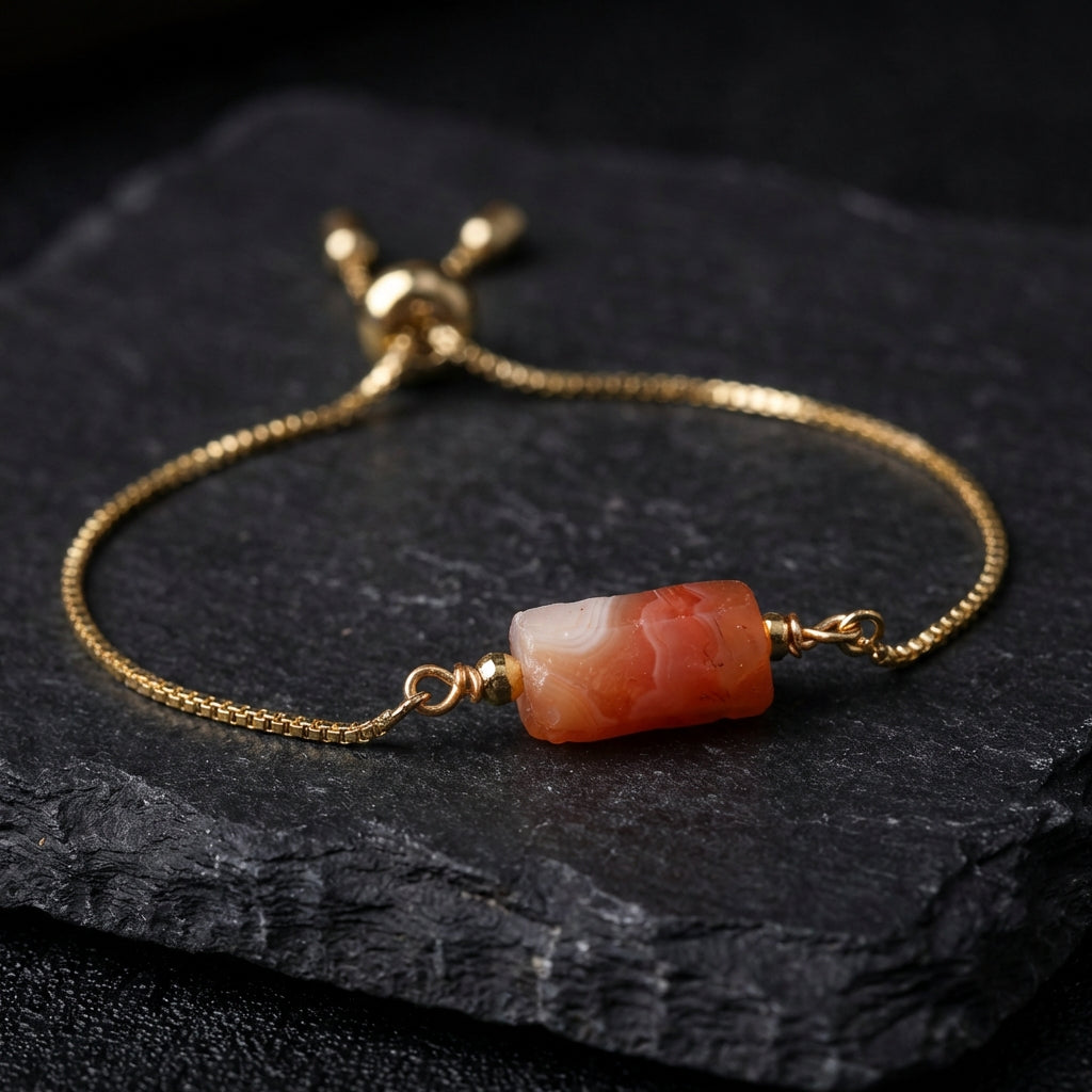 Sacrametal Healing Crystal Bracelet : Minimalist Intention Jewelry