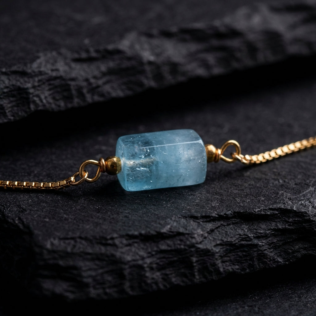 Sacrametal Healing Crystal Bracelet : Minimalist Intention Jewelry