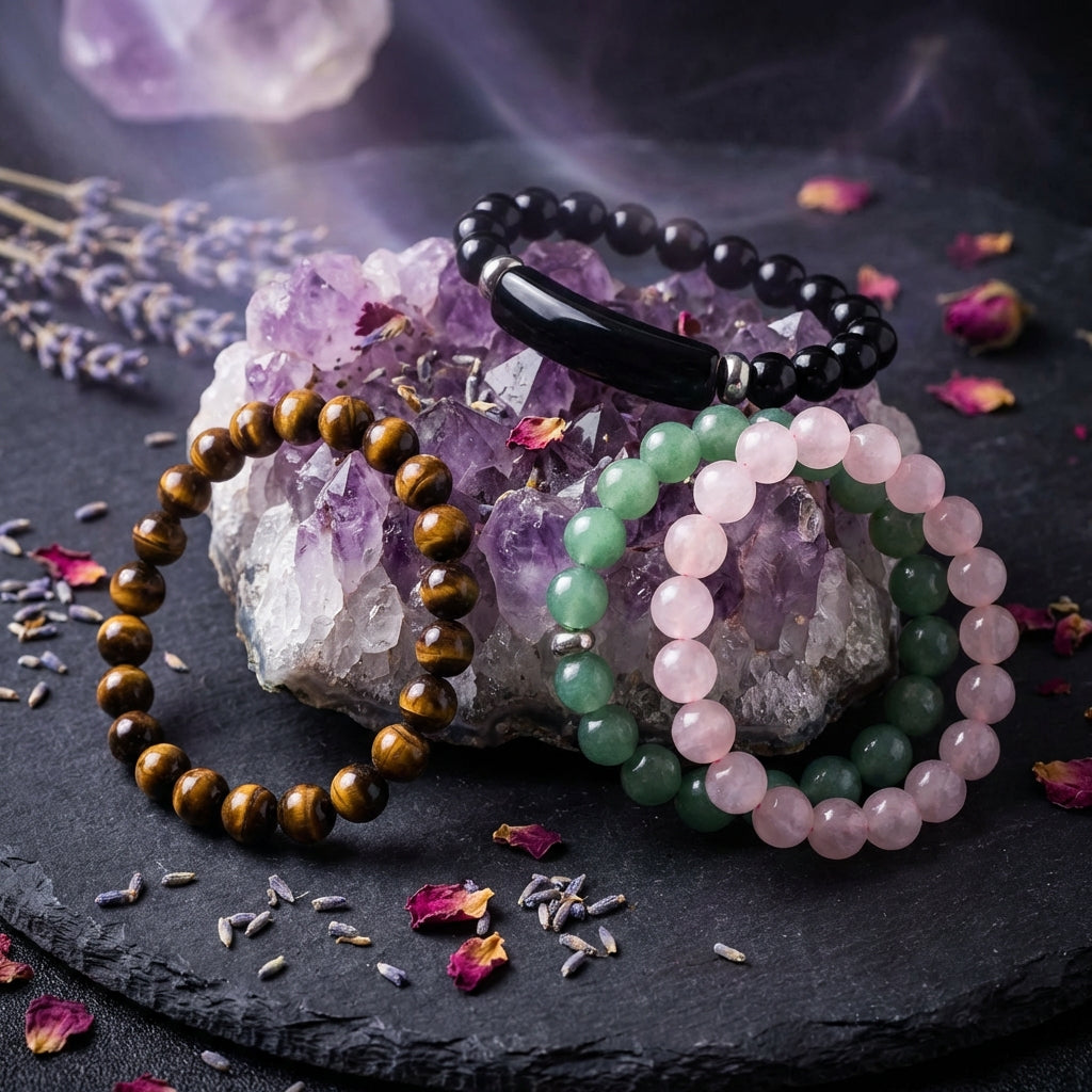 Healing Crystal Stone Fragments Bracelet: Intention, Grounding, Quiet Strength