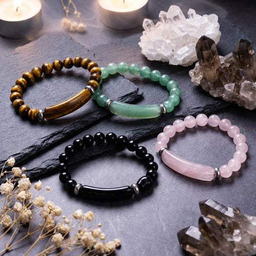 Healing Crystal Stone Fragments Bracelet: Intention, Grounding, Quiet Strength