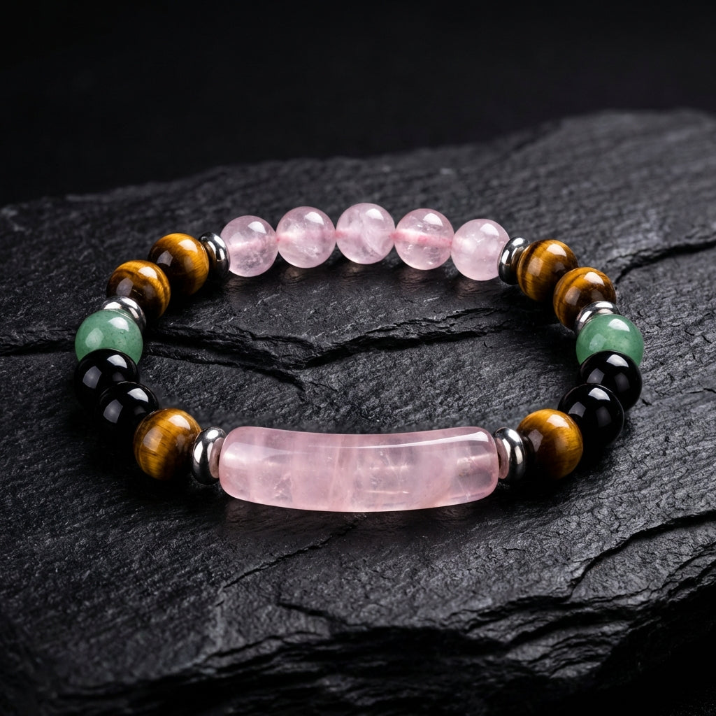 Healing Crystal Stone Fragments Bracelet: Intention, Grounding, Quiet Strength
