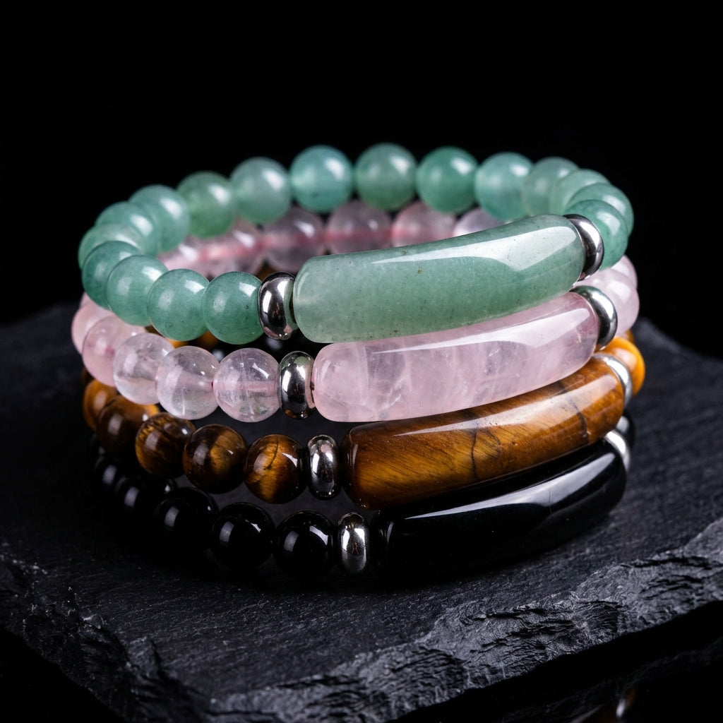 Healing Crystal Stone Fragments Bracelet: Intention, Grounding, Quiet Strength