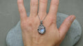 Sacrametal Moonstone Necklace: Wire Wrapped Crystal Jewelry, Healing Intention