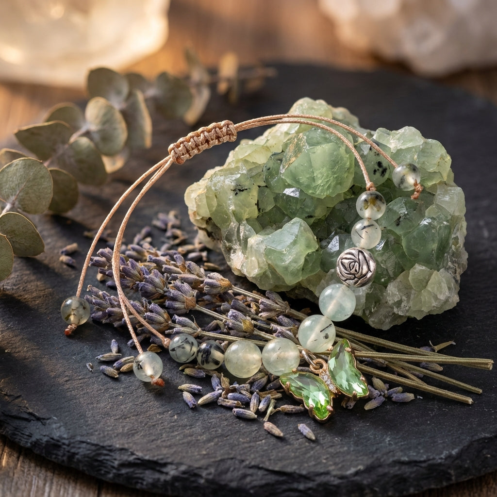 Healing Crystal Beaded Bracelet | Grounding & Strength