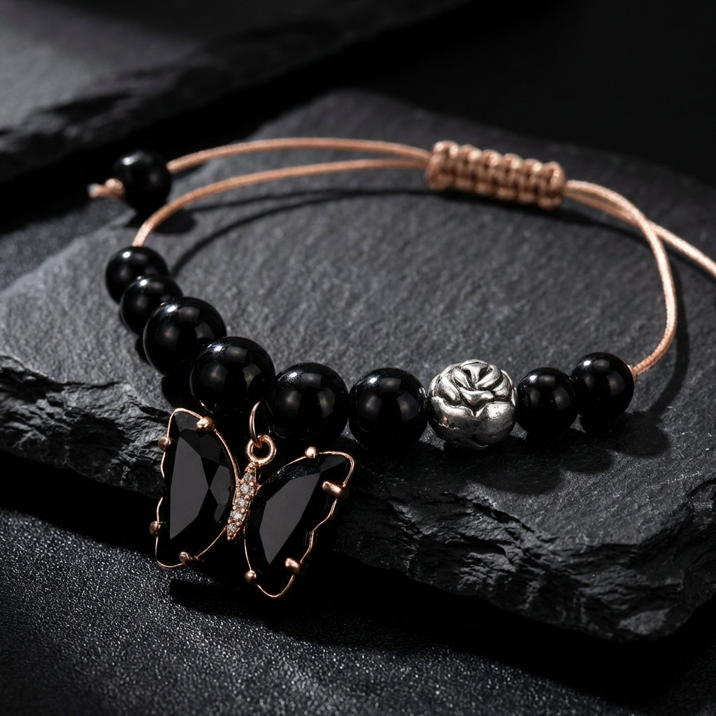 Healing Crystal Beaded Bracelet | Grounding & Strength