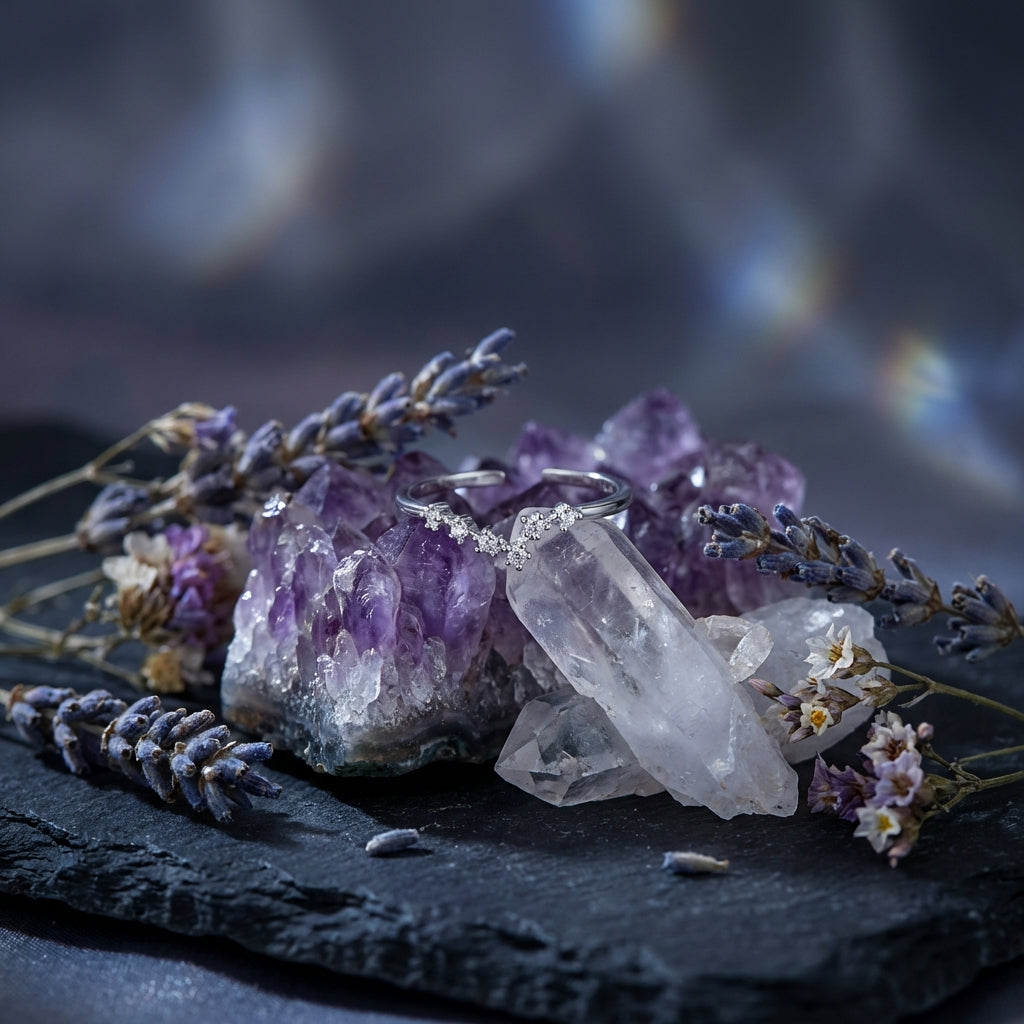 Zodiac Constellation Ring | Silver-Tone Alloy | Celestial Identity